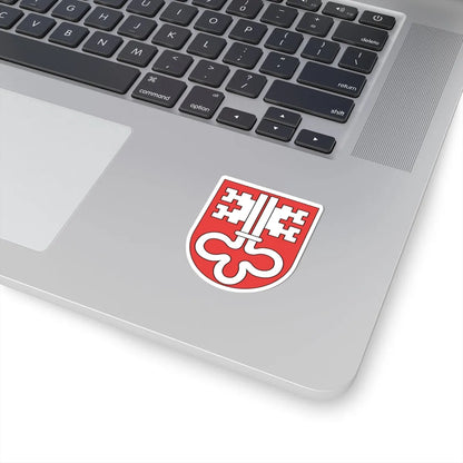 Wappen Nidwalden matt (Switzerland) (Coat of Arms) STICKER Vinyl Kiss-Cut Decal - The Sticker Space