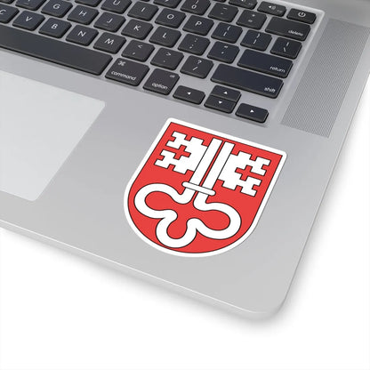 Wappen Nidwalden matt (Switzerland) (Coat of Arms) STICKER Vinyl Kiss-Cut Decal - The Sticker Space