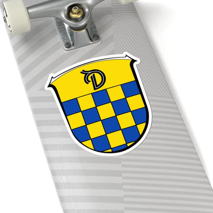 Wappen Niederdorfelden (Germany) (Coat of Arms) STICKER Vinyl Kiss-Cut Decal - The Sticker Space