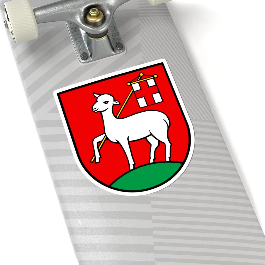 Wappen Niederrohrdorf AG (Switzerland) (Coat of Arms) STICKER Vinyl Kiss-Cut Decal - The Sticker Space