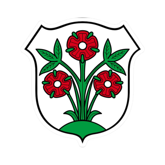 Wappen Ober-Ramstadt (Germany) (Coat of Arms) STICKER Vinyl Kiss-Cut Decal 2 Inch White - The Sticker Space