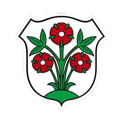 Wappen Ober-Ramstadt (Germany) (Coat of Arms) STICKER Vinyl Kiss-Cut Decal 3 Inch White - The Sticker Space