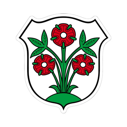 Wappen Ober-Ramstadt (Germany) (Coat of Arms) STICKER Vinyl Kiss-Cut Decal 6 Inch White - The Sticker Space