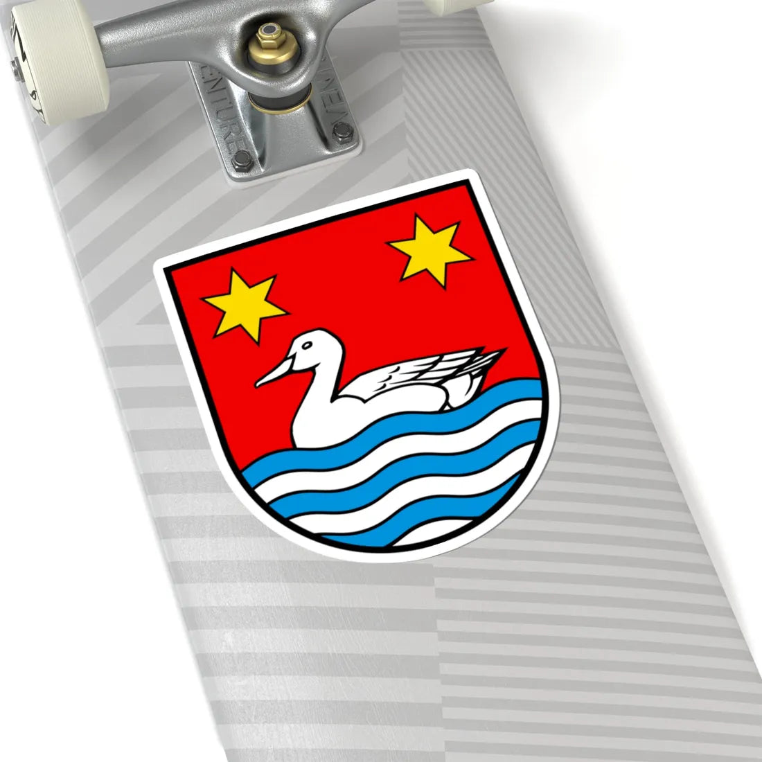 Wappen Oberentfelden AG (Switzerland) (Coat of Arms) STICKER Vinyl Kiss-Cut Decal - The Sticker Space