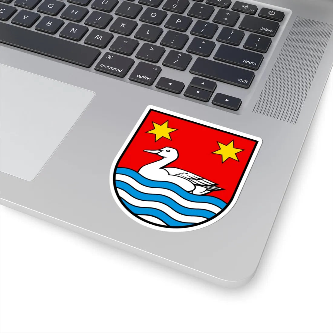 Wappen Oberentfelden AG (Switzerland) (Coat of Arms) STICKER Vinyl Kiss-Cut Decal - The Sticker Space