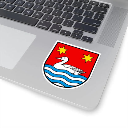 Wappen Oberentfelden AG (Switzerland) (Coat of Arms) STICKER Vinyl Kiss-Cut Decal - The Sticker Space