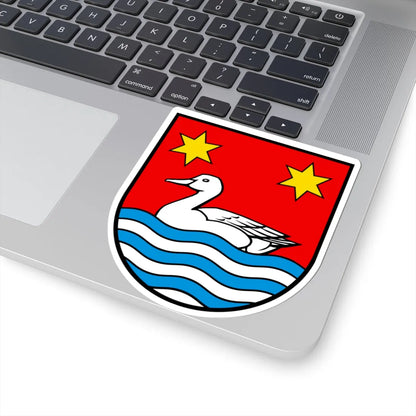 Wappen Oberentfelden AG (Switzerland) (Coat of Arms) STICKER Vinyl Kiss-Cut Decal - The Sticker Space