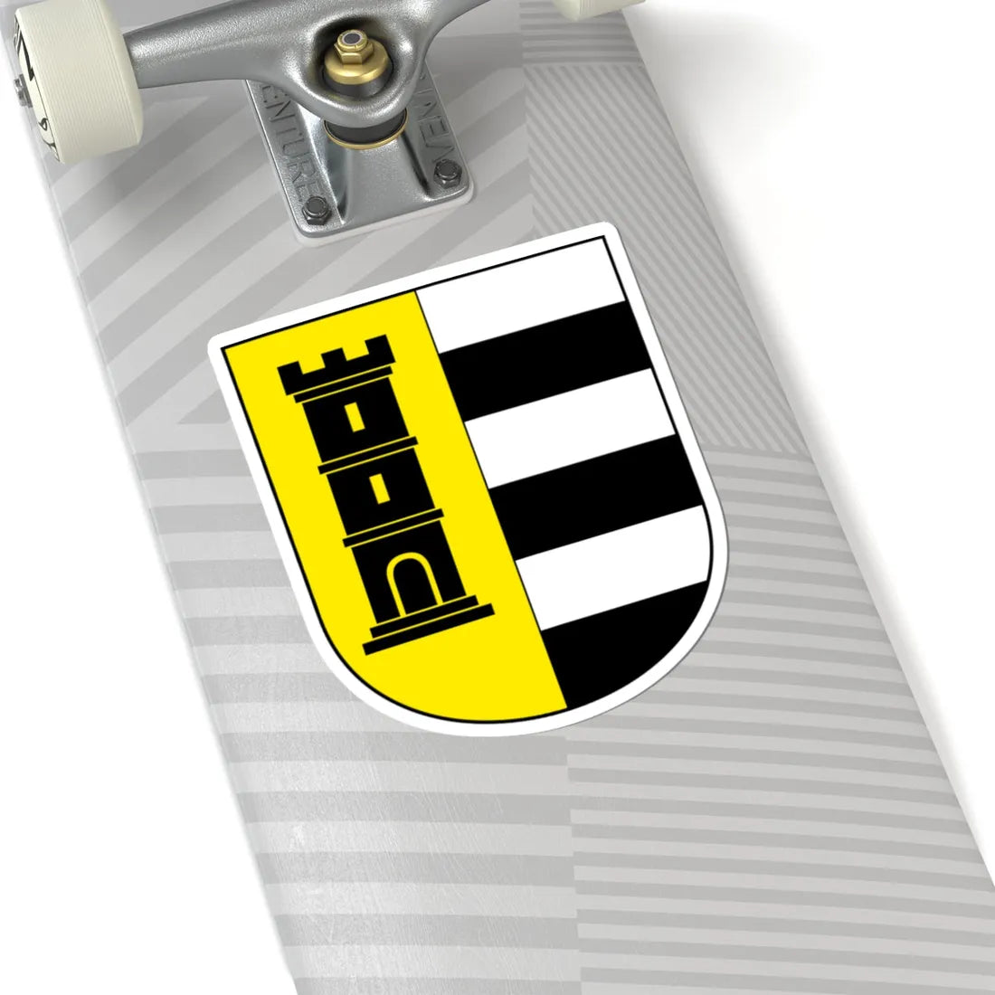 Wappen Oberhelfenschwil (Switzerland) (Coat of Arms) STICKER Vinyl Kiss-Cut Decal - The Sticker Space