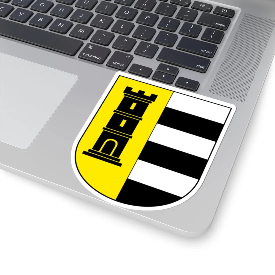 Wappen Oberhelfenschwil (Switzerland) (Coat of Arms) STICKER Vinyl Kiss-Cut Decal - The Sticker Space