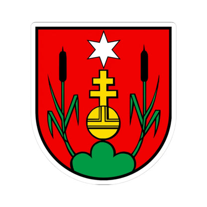 Wappen Oberrohrdorf AG (Switzerland) (Coat of Arms) STICKER Vinyl Kiss-Cut Decal 3 Inch White - The Sticker Space