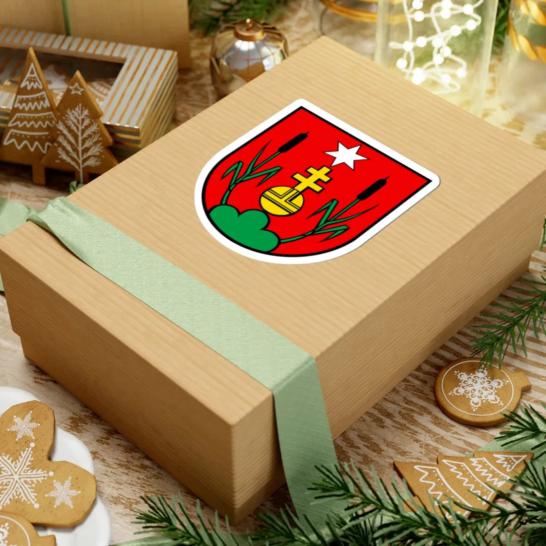 Wappen Oberrohrdorf AG (Switzerland) (Coat of Arms) STICKER Vinyl Kiss-Cut Decal - The Sticker Space