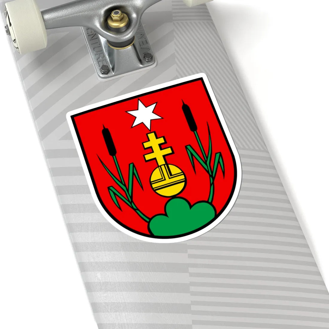 Wappen Oberrohrdorf AG (Switzerland) (Coat of Arms) STICKER Vinyl Kiss-Cut Decal - The Sticker Space