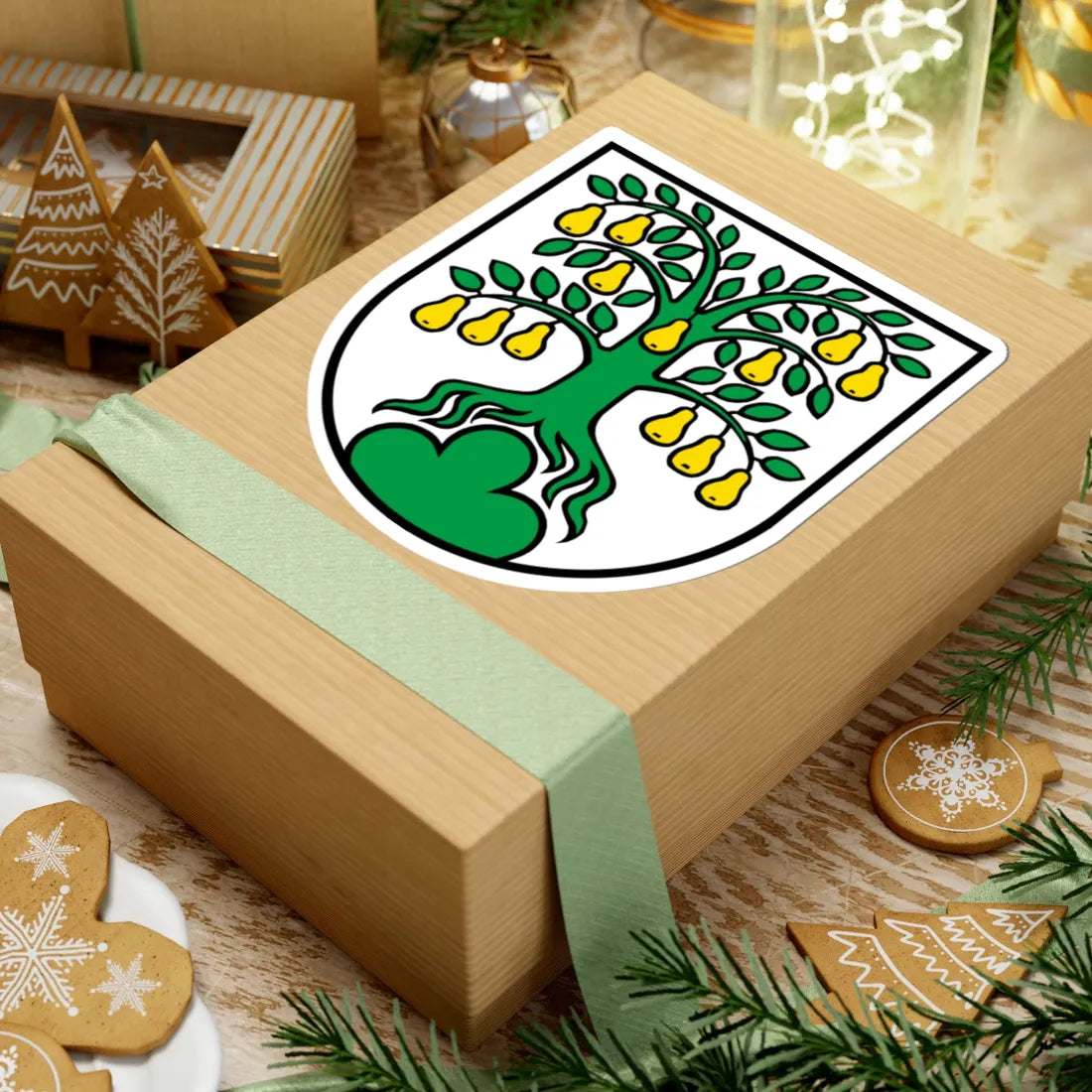 Wappen Oberwil-Lieli AG (Switzerland) (Coat of Arms) STICKER Vinyl Kiss-Cut Decal - The Sticker Space