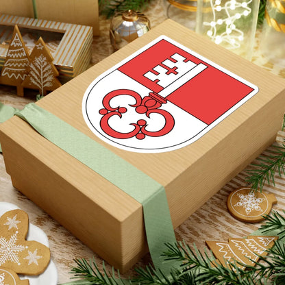 Wappen Obwalden matt (Switzerland) (Coat of Arms) STICKER Vinyl Kiss-Cut Decal - The Sticker Space