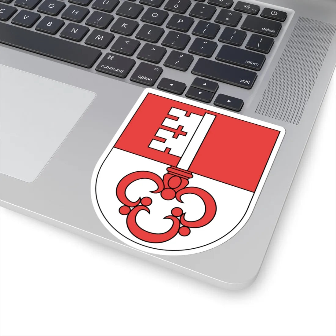 Wappen Obwalden matt (Switzerland) (Coat of Arms) STICKER Vinyl Kiss-Cut Decal - The Sticker Space