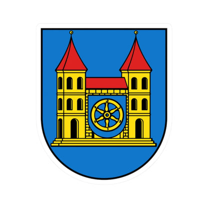 Wappen Oederan (Germany) (Coat of Arms) STICKER Vinyl Kiss-Cut Decal 2 Inch White - The Sticker Space