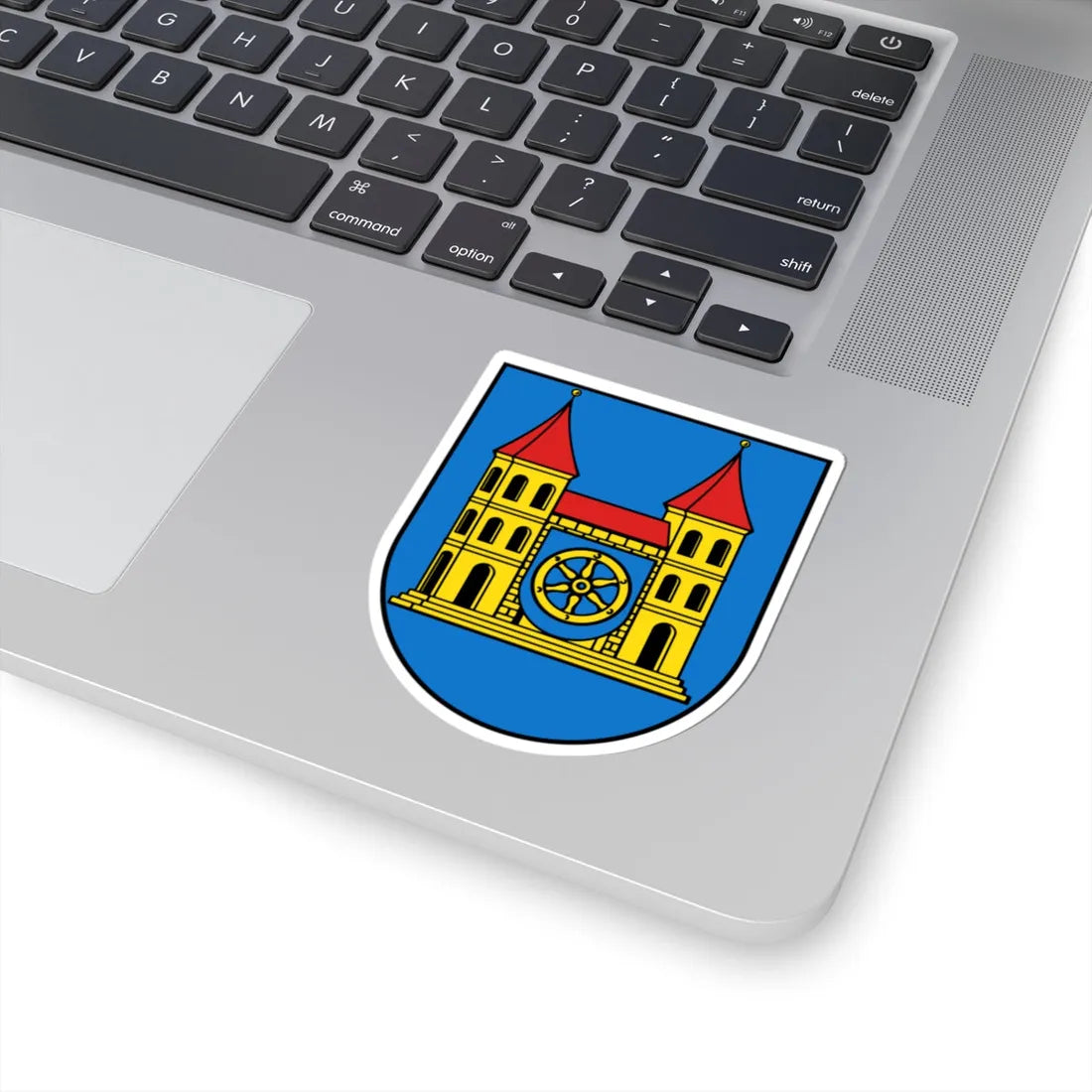 Wappen Oederan (Germany) (Coat of Arms) STICKER Vinyl Kiss-Cut Decal - The Sticker Space