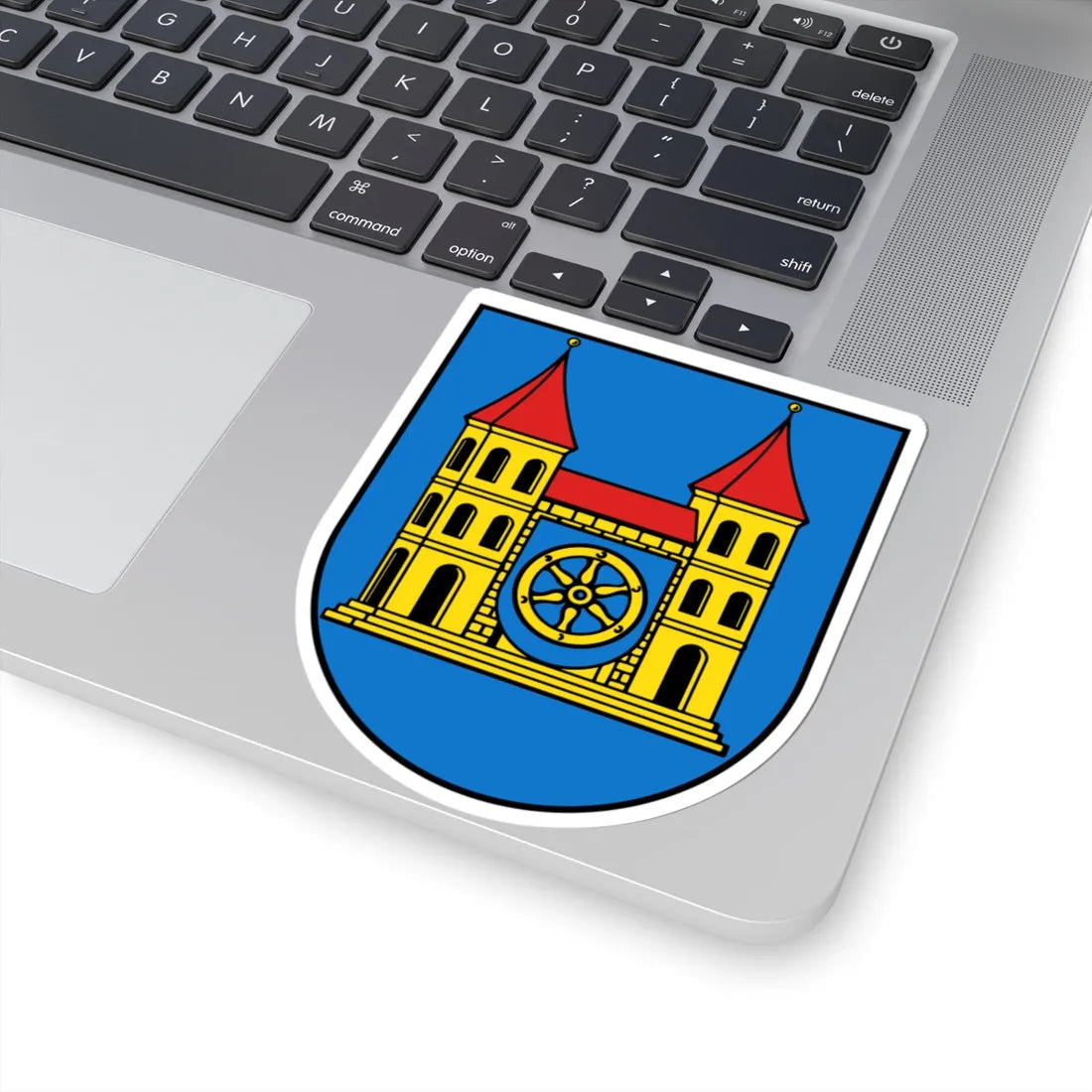 Wappen Oederan (Germany) (Coat of Arms) STICKER Vinyl Kiss-Cut Decal - The Sticker Space