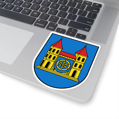 Wappen Oederan (Germany) (Coat of Arms) STICKER Vinyl Kiss-Cut Decal - The Sticker Space