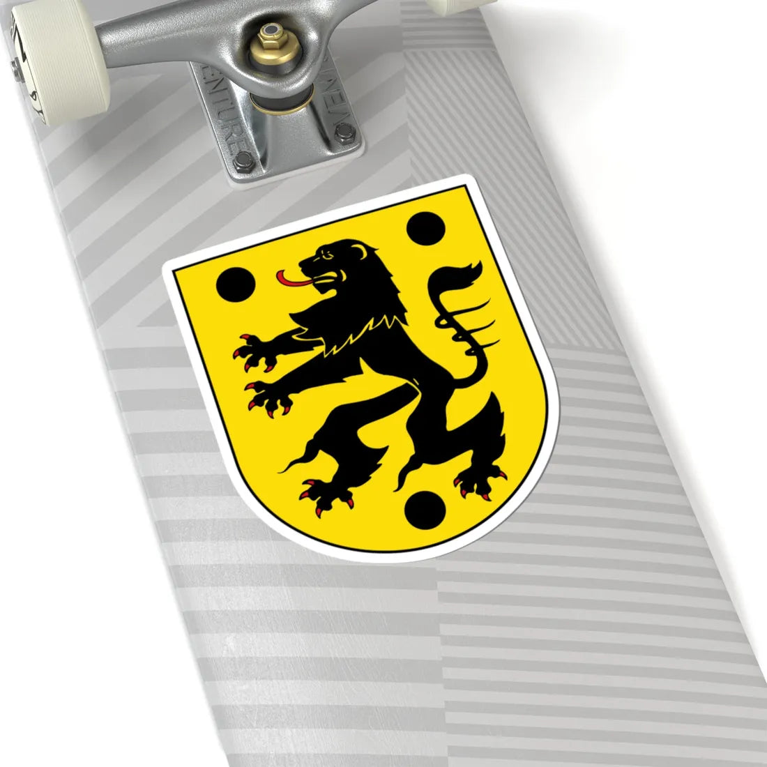 Wappen Oelsnitz (Germany) (Coat of Arms) STICKER Vinyl Kiss-Cut Decal - The Sticker Space