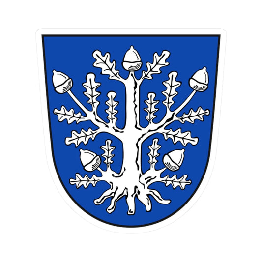 Wappen Offenbach am Main (Germany) (Coat of Arms) STICKER Vinyl Kiss-Cut Decal 2 Inch White - The Sticker Space