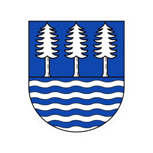 Wappen Olbernhau plain (Germany) (Coat of Arms) STICKER Vinyl Kiss-Cut Decal 2 Inch White - The Sticker Space