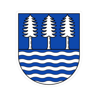 Wappen Olbernhau plain (Germany) (Coat of Arms) STICKER Vinyl Kiss-Cut Decal 3 Inch White - The Sticker Space