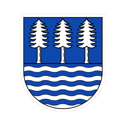 Wappen Olbernhau plain (Germany) (Coat of Arms) STICKER Vinyl Kiss-Cut Decal 4 Inch White - The Sticker Space