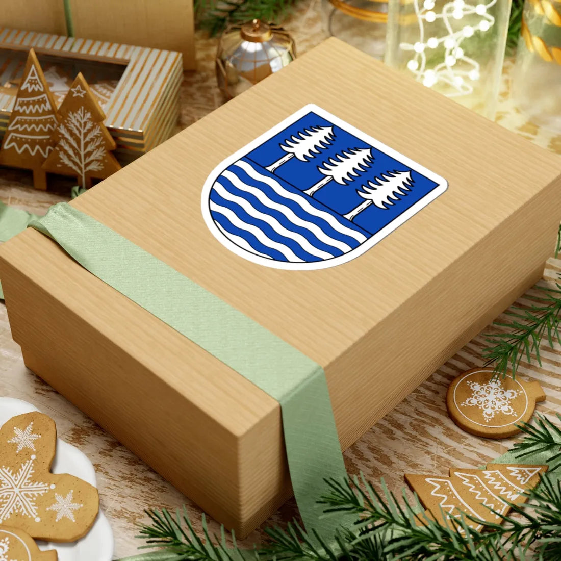 Wappen Olbernhau plain (Germany) (Coat of Arms) STICKER Vinyl Kiss-Cut Decal - The Sticker Space