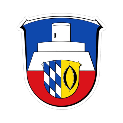 Wappen Otzberg (Germany) (Coat of Arms) STICKER Vinyl Kiss-Cut Decal 6 Inch White - The Sticker Space