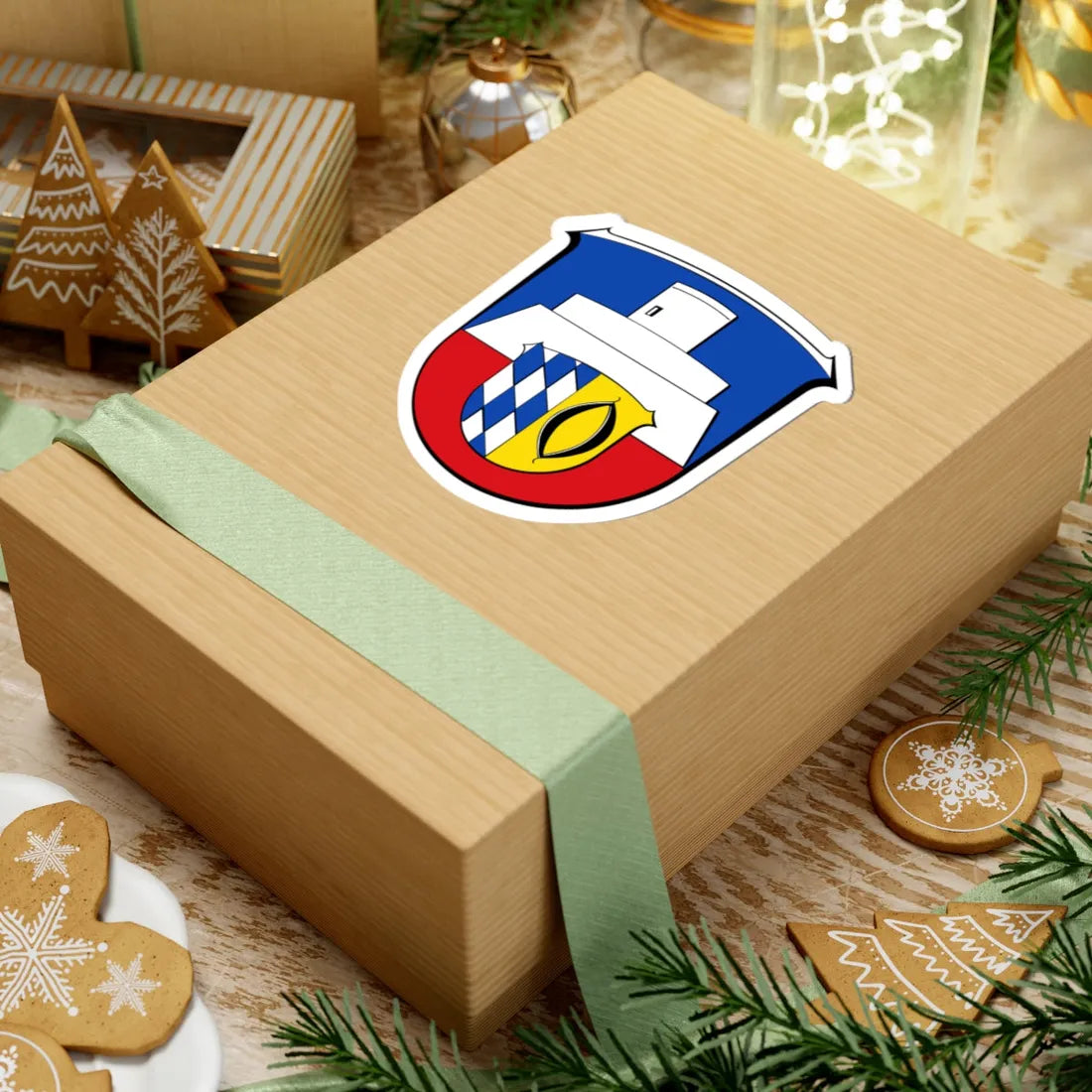 Wappen Otzberg (Germany) (Coat of Arms) STICKER Vinyl Kiss-Cut Decal - The Sticker Space