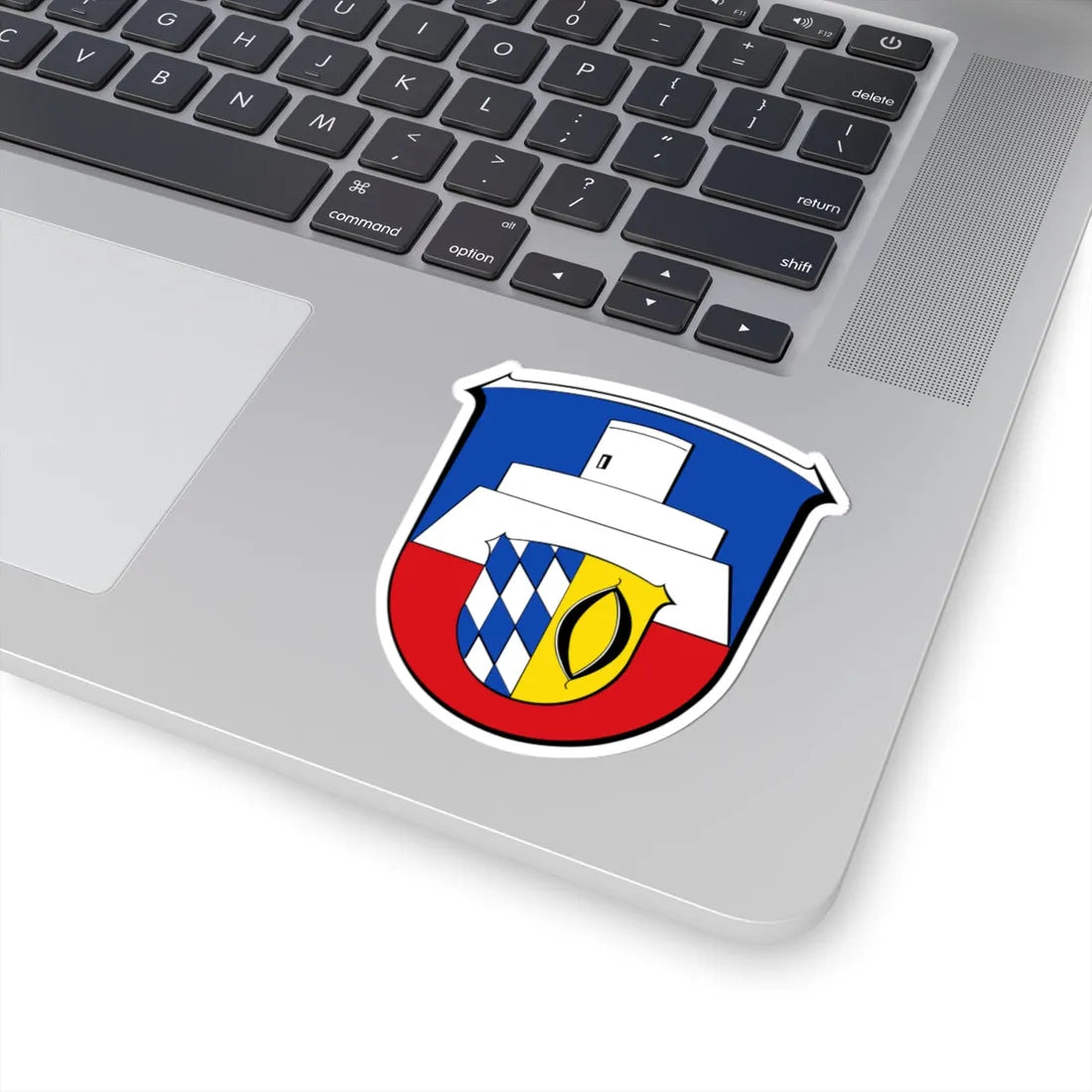 Wappen Otzberg (Germany) (Coat of Arms) STICKER Vinyl Kiss-Cut Decal - The Sticker Space