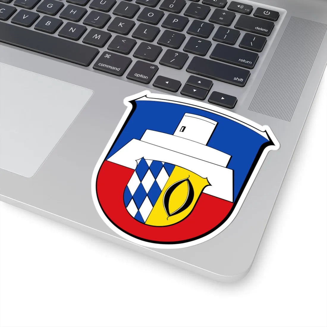 Wappen Otzberg (Germany) (Coat of Arms) STICKER Vinyl Kiss-Cut Decal - The Sticker Space