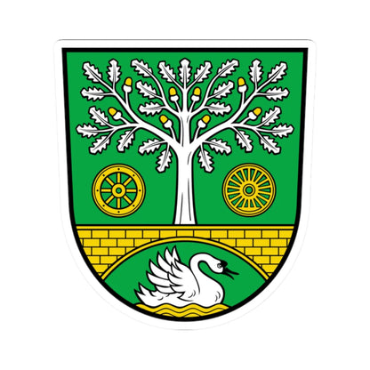 Wappen Panketal (Germany) (Coat of Arms) STICKER Vinyl Kiss-Cut Decal 2 Inch White - The Sticker Space