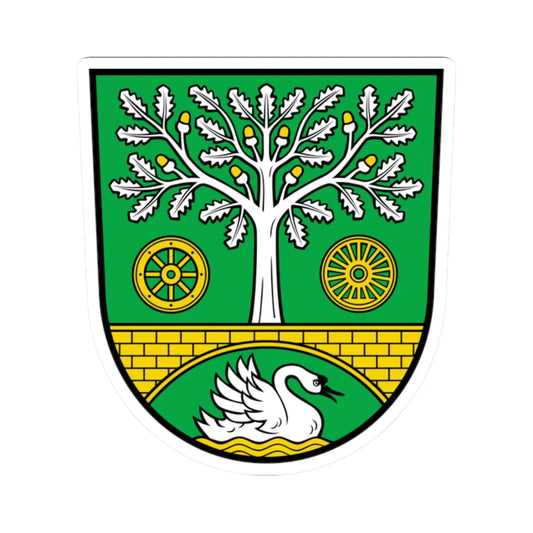 Wappen Panketal (Germany) (Coat of Arms) STICKER Vinyl Kiss-Cut Decal 2 Inch White - The Sticker Space