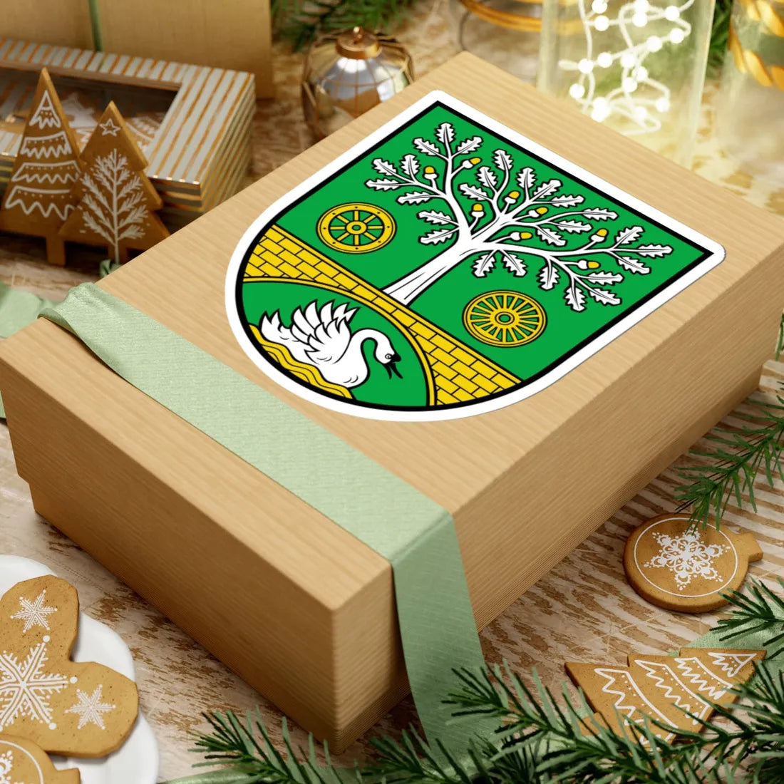 Wappen Panketal (Germany) (Coat of Arms) STICKER Vinyl Kiss-Cut Decal - The Sticker Space