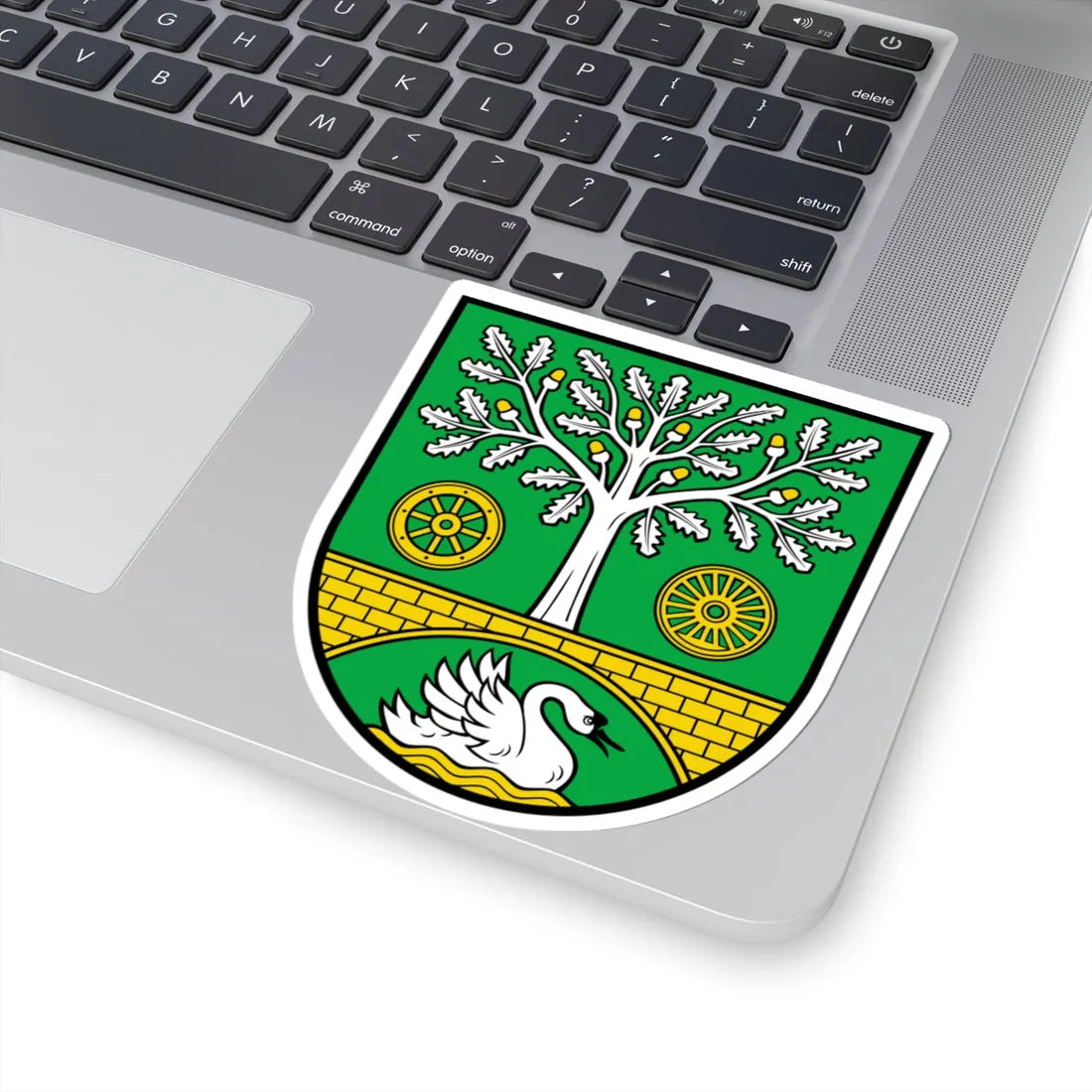 Wappen Panketal (Germany) (Coat of Arms) STICKER Vinyl Kiss-Cut Decal - The Sticker Space