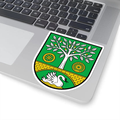 Wappen Panketal (Germany) (Coat of Arms) STICKER Vinyl Kiss-Cut Decal - The Sticker Space