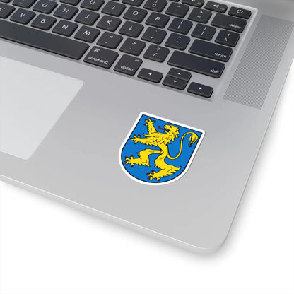 Wappen Pegau (Germany) (Coat of Arms) STICKER Vinyl Kiss-Cut Decal - The Sticker Space