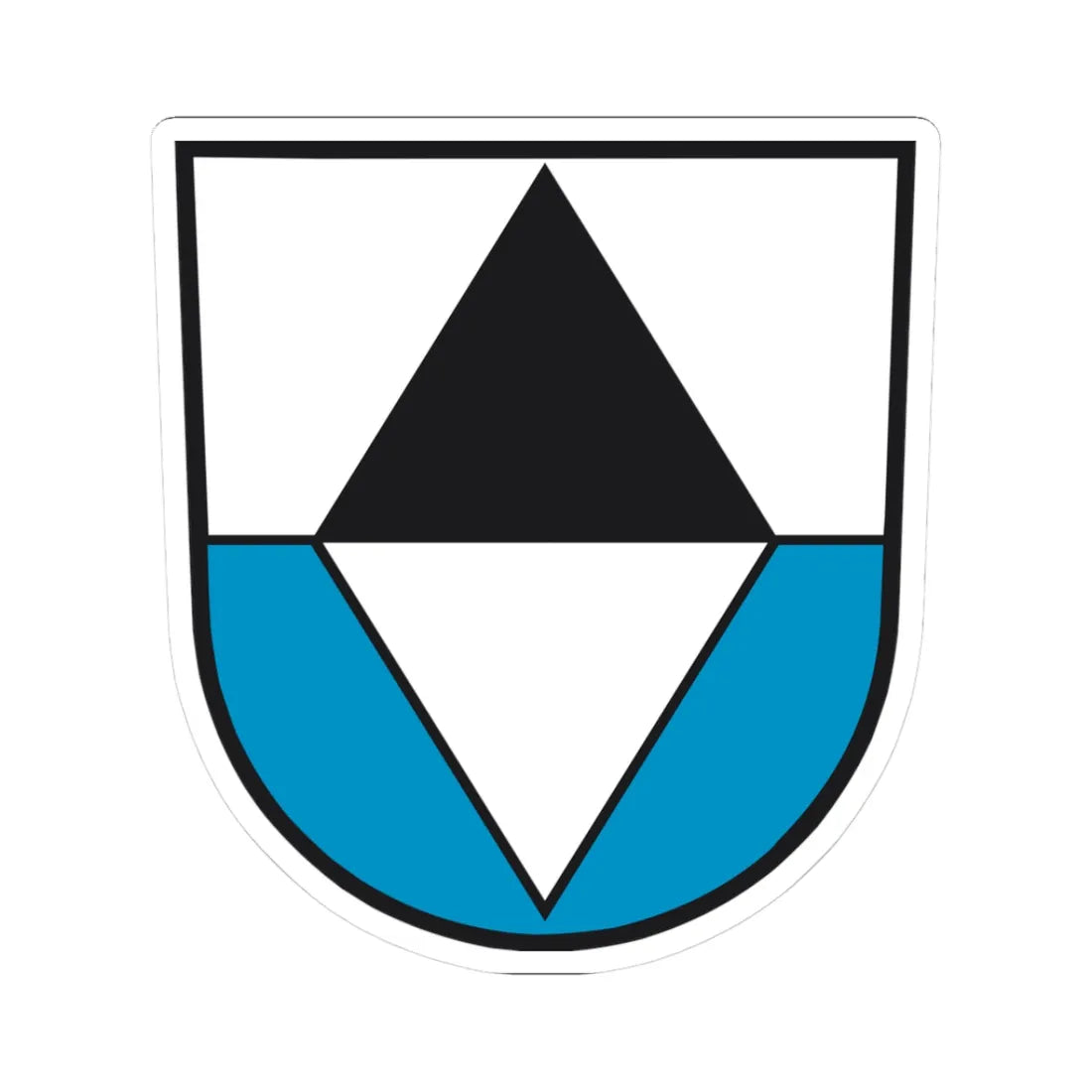 Wappen Pfaffenhausen (Germany) (Coat of Arms) STICKER Vinyl Kiss-Cut Decal 3 Inch White - The Sticker Space