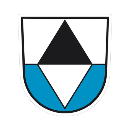 Wappen Pfaffenhausen (Germany) (Coat of Arms) STICKER Vinyl Kiss-Cut Decal 4 Inch White - The Sticker Space