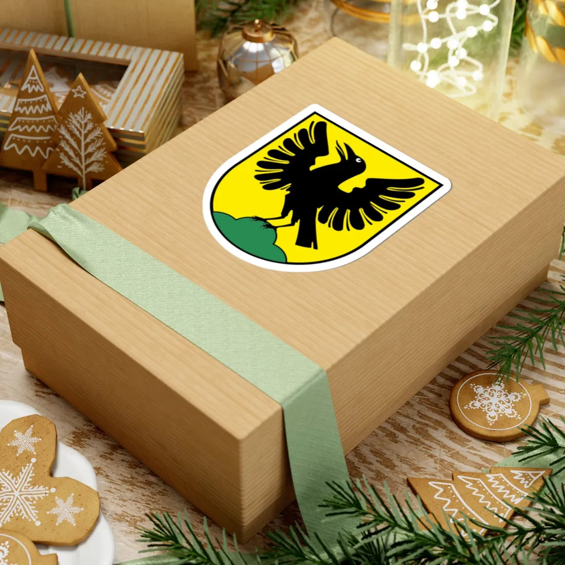 Wappen Rabenau (Germany) (Coat of Arms) STICKER Vinyl Kiss-Cut Decal - The Sticker Space