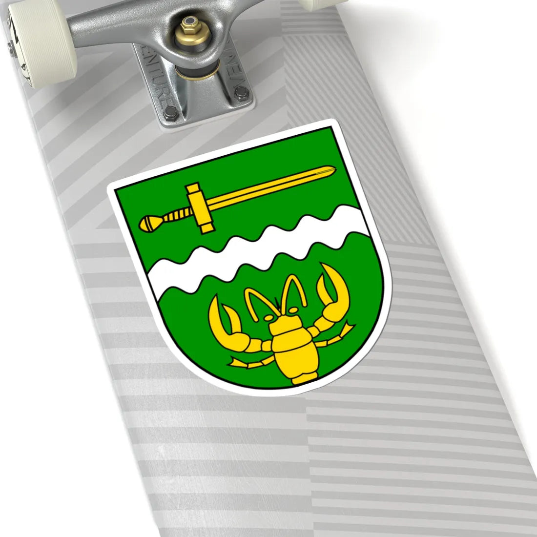 Wappen Rackwitz (Germany) (Coat of Arms) STICKER Vinyl Kiss-Cut Decal - The Sticker Space