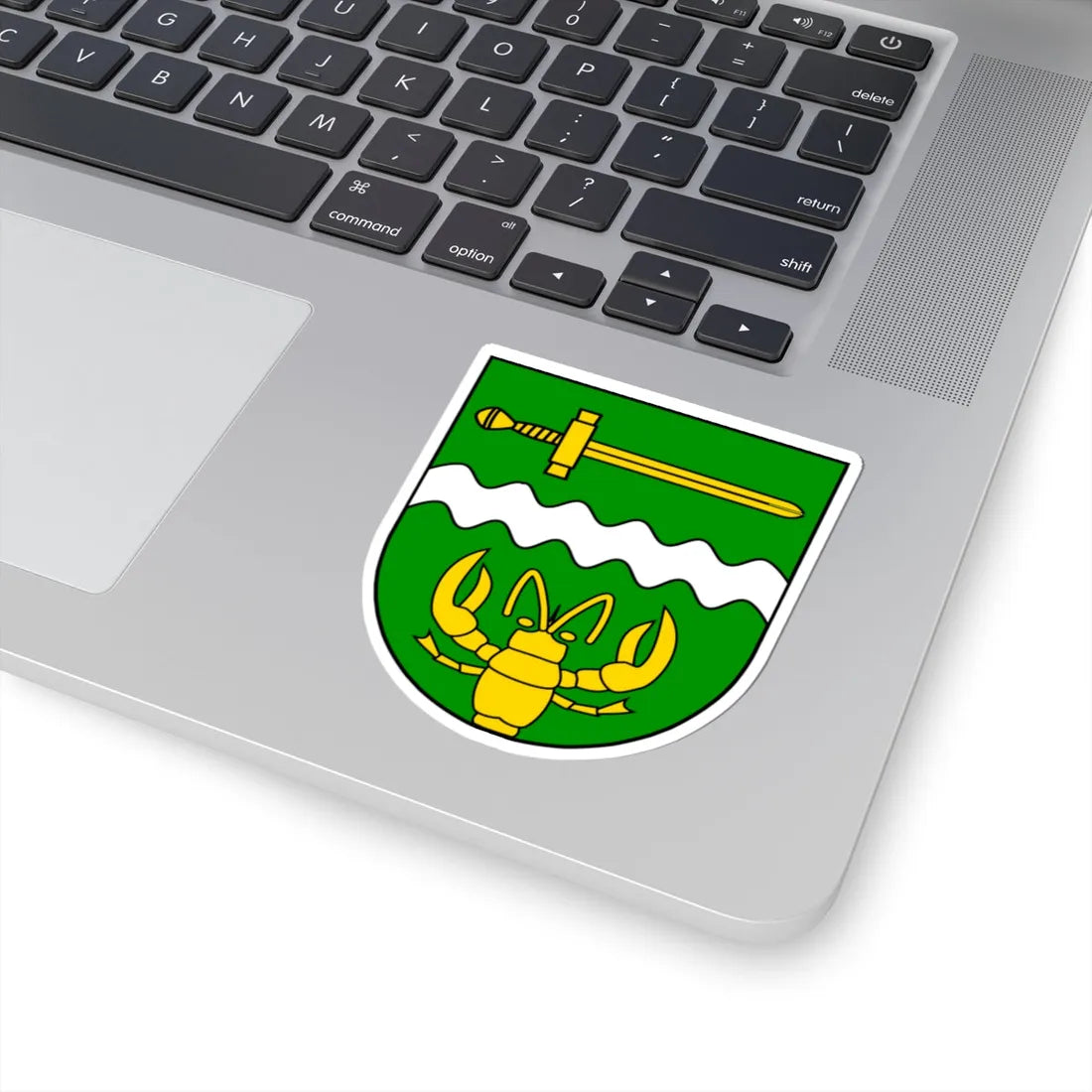 Wappen Rackwitz (Germany) (Coat of Arms) STICKER Vinyl Kiss-Cut Decal - The Sticker Space