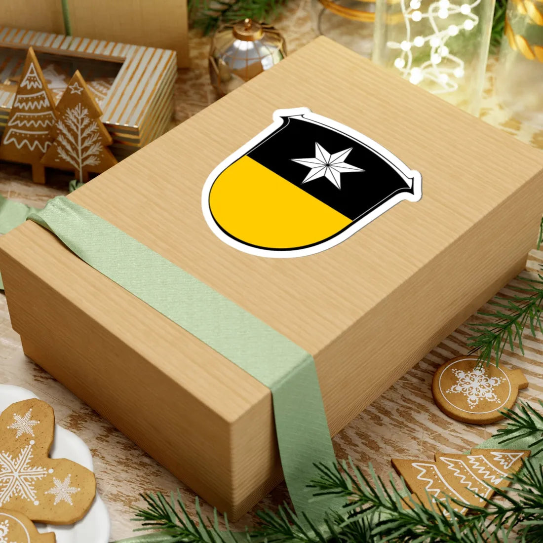 Wappen Rauschenberg Hessen (Germany) (Coat of Arms) STICKER Vinyl Kiss-Cut Decal - The Sticker Space