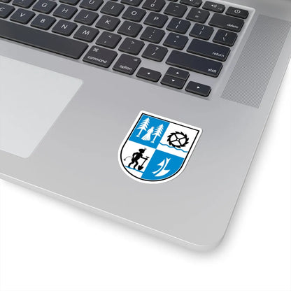 Wappen Röderaue (Germany) (Coat of Arms) STICKER Vinyl Kiss-Cut Decal - The Sticker Space