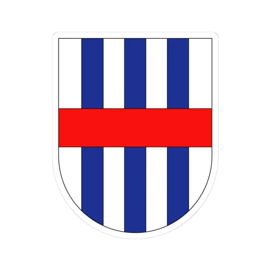 Wappen Regensberg (Switzerland) (Coat of Arms) STICKER Vinyl Kiss-Cut Decal 3 Inch White - The Sticker Space