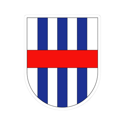 Wappen Regensberg (Switzerland) (Coat of Arms) STICKER Vinyl Kiss-Cut Decal 3 Inch White - The Sticker Space