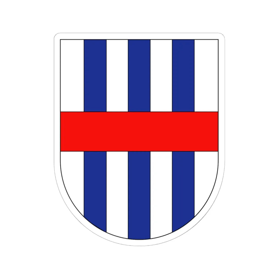 Wappen Regensberg (Switzerland) (Coat of Arms) STICKER Vinyl Kiss-Cut Decal 6 Inch White - The Sticker Space