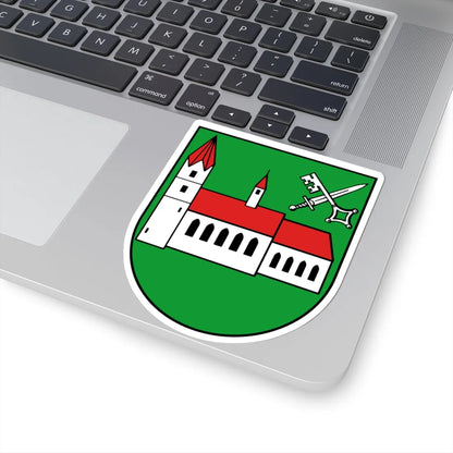 Wappen Regis-Breitingen (Germany) (Coat of Arms) STICKER Vinyl Kiss-Cut Decal - The Sticker Space